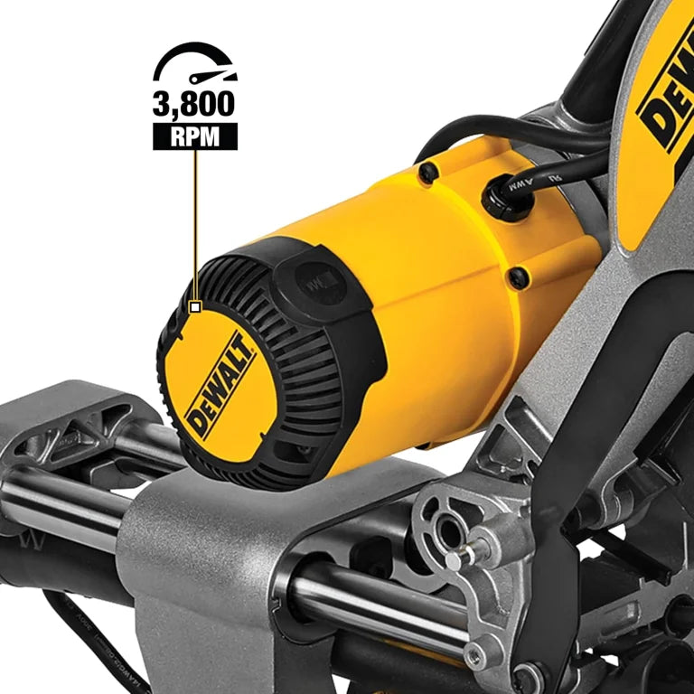 DEWALT DWS780 12-Inch Double Bevel Sliding Compound Miter Saw (DWS780) , Black