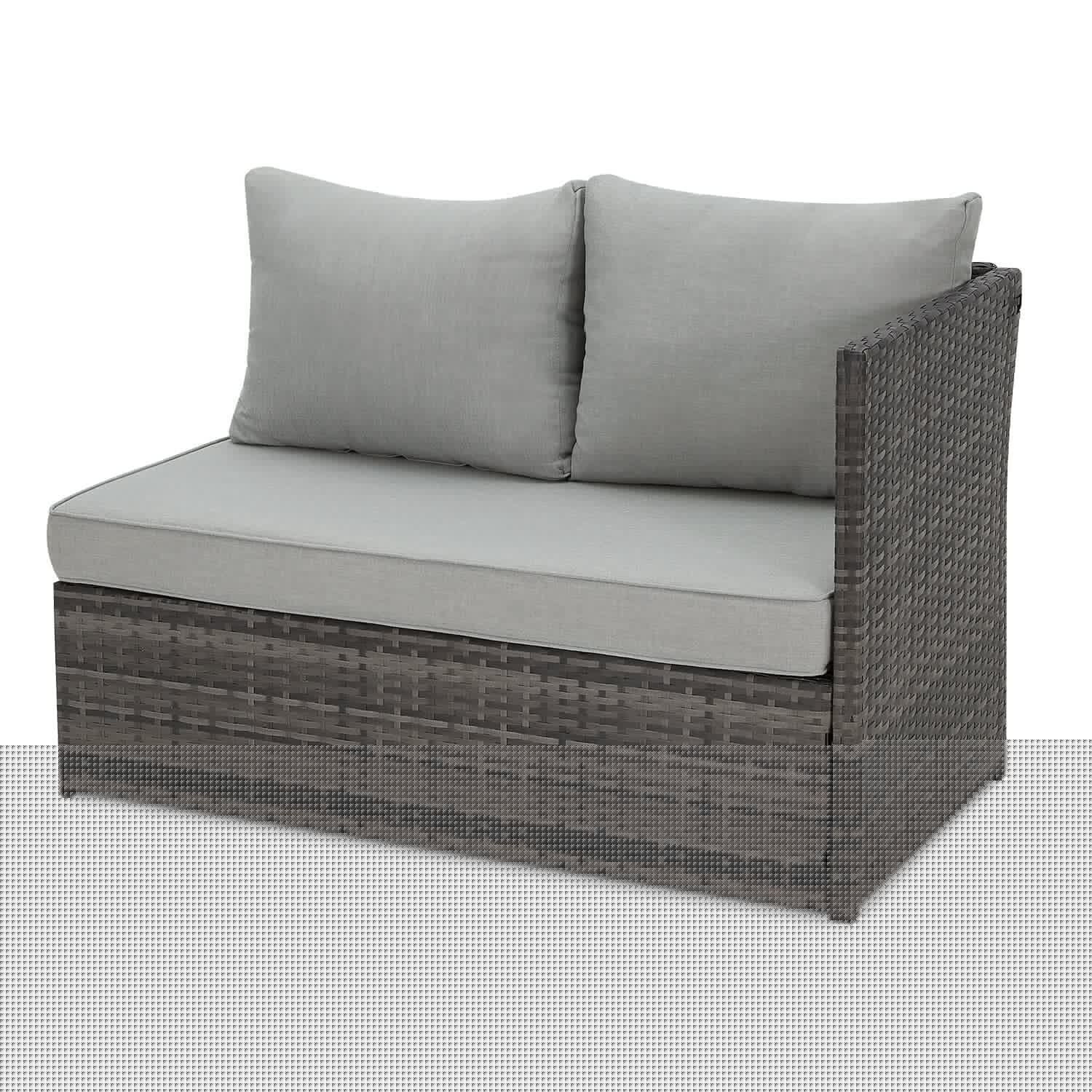 Wicker/Rattan 9 - Person Seating Group with Cushions
