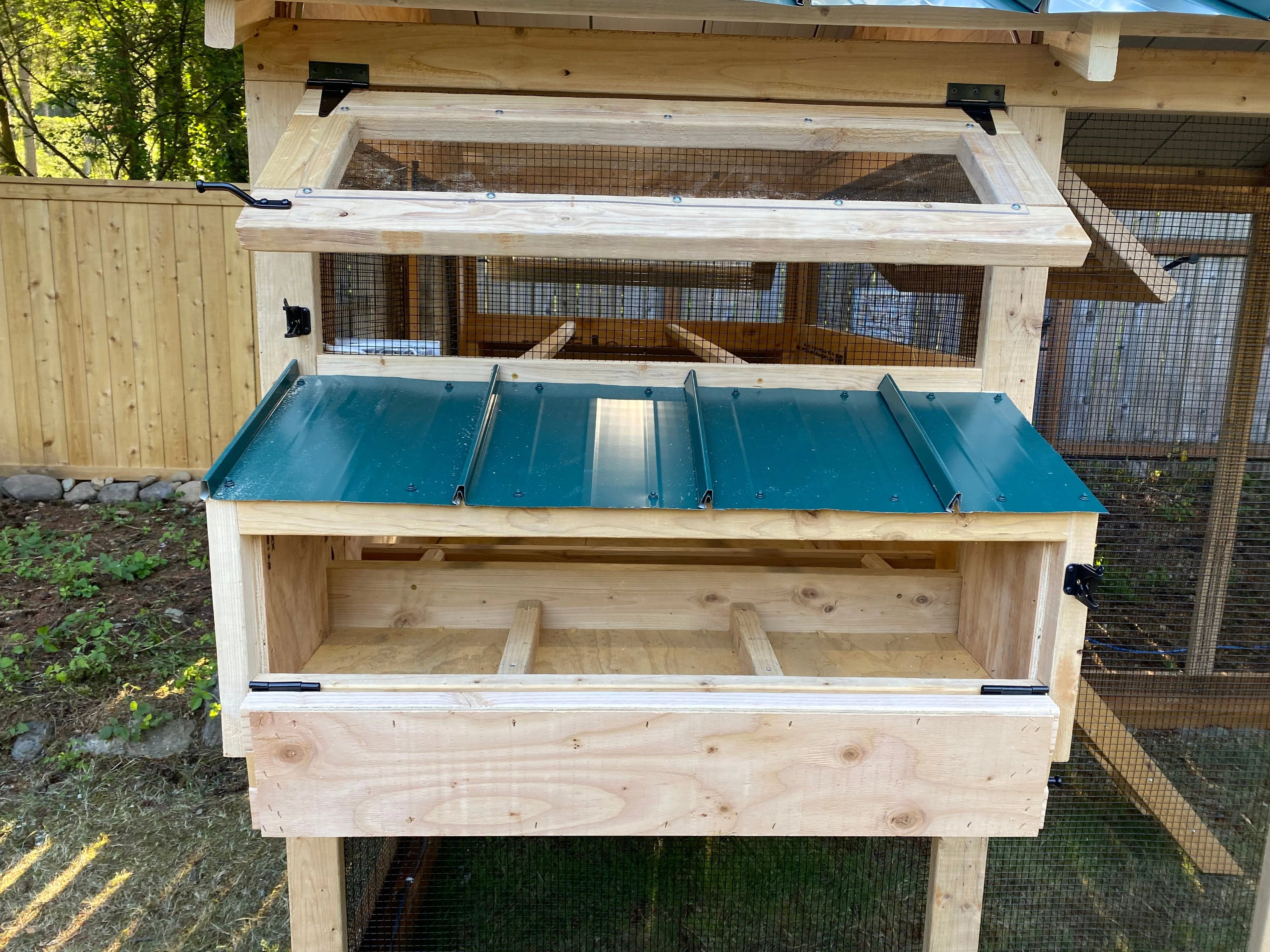 Walk-In Cedar Chicken Coop 6’ Wide – Handcrafted Douglas Fir Frame | Built On Site