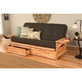 Full 82'' Wide Tufted Back Futon And Mattress