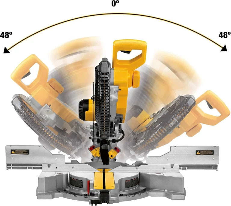 DEWALT DWS780 12-Inch Double Bevel Sliding Compound Miter Saw (DWS780) , Black