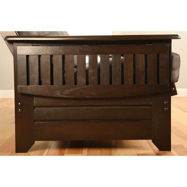 Full 82'' Wide Tufted Back Futon And Mattress