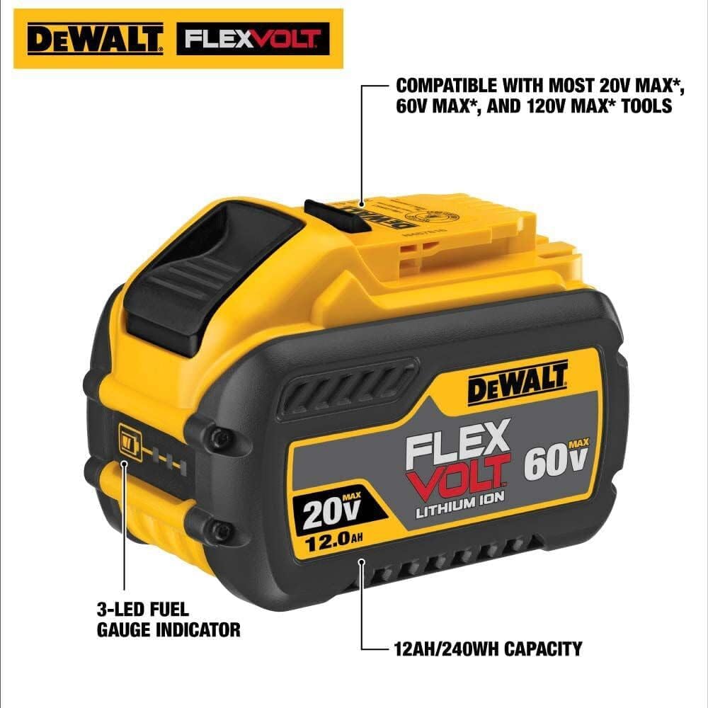DEWALT FLEXVOLT 20V/60V MAX* Batteries, 9.0-Ah, 2-Pack (DCB609-2)