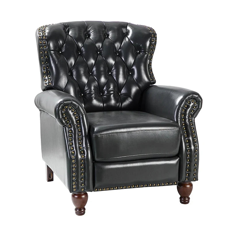 Gabrielle Genuine Leather Oversized Recliner
