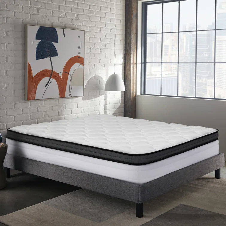 14" Plush Cooling Gel Hybrid Mattress