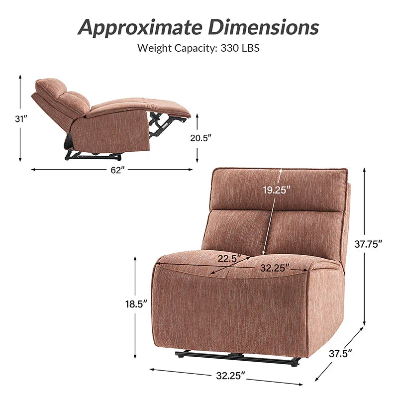 Justo 32" Wide Power Recliner