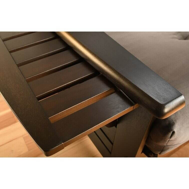 Full 82'' Wide Tufted Back Futon And Mattress