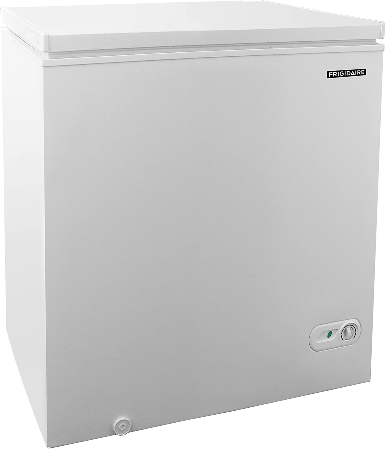 Frigidaire Chest Deep Freezer, 2.0 Cu. Ft. Capacity, Adjustable Thermostat-Removable Vinyl Coated Wire Basket-Easy Defrost Drain- Garage Ready- Pearl White