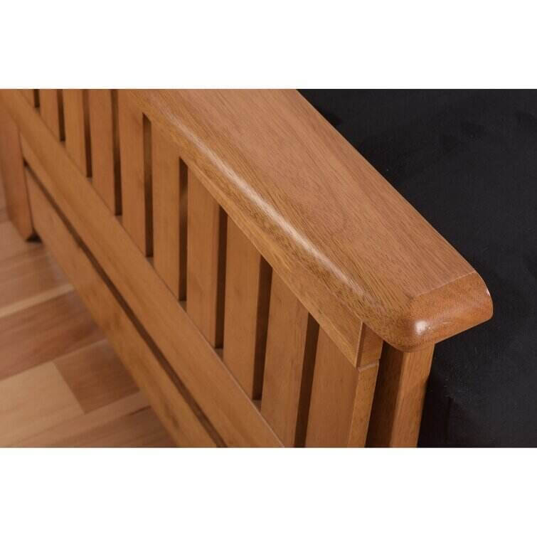 Full 82'' Wide Tufted Back Futon And Mattress